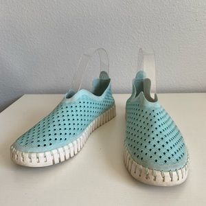 Ilse Jacobsen Tulip 139 Slip On Shoes Sneakers Blue Womens Size EU 38 US 7.5